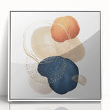 Abstract geometric framed art – minimalist wall art for interiors