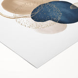 Abstract geometric framed art – minimalist wall art for interiors