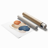 Abstract geometric framed art – minimalist wall art for interiors