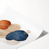 Abstract geometric framed art – minimalist wall art for interiors