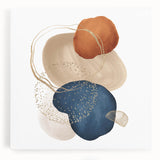 Abstract geometric framed art – minimalist wall art for interiors