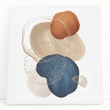 Abstract geometric framed art – minimalist wall art for interiors