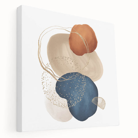Abstract geometric framed art – minimalist wall art for interiors
