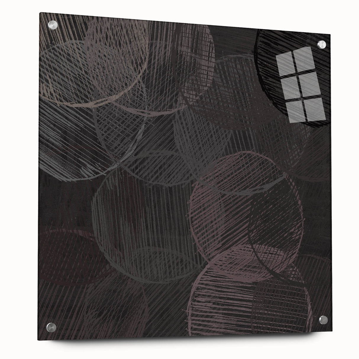 Contemporary Canvas Prints – Dark Geometric Abstract Art