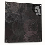 Contemporary Canvas Prints – Dark Geometric Abstract Art