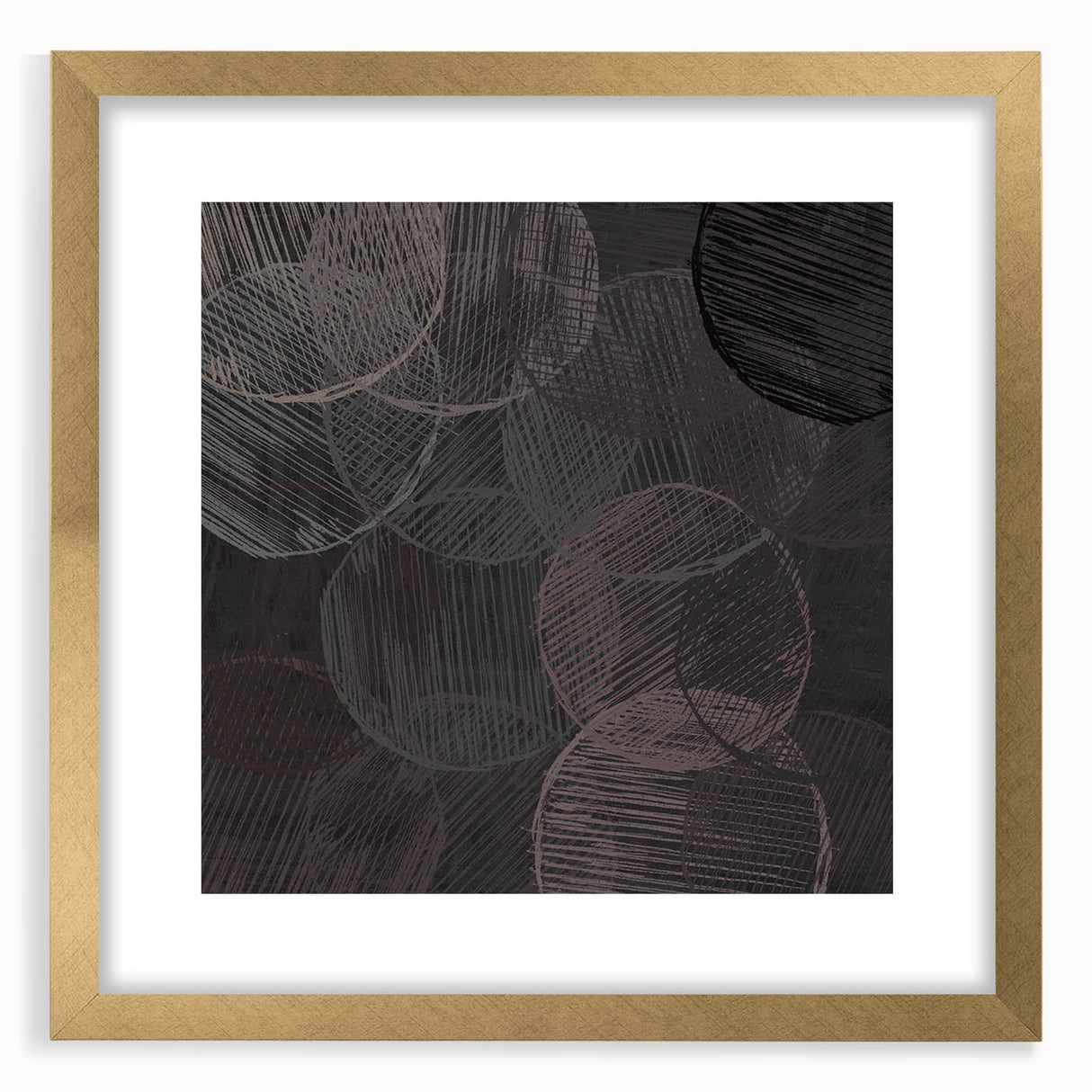 Contemporary Canvas Prints – Dark Geometric Abstract Art