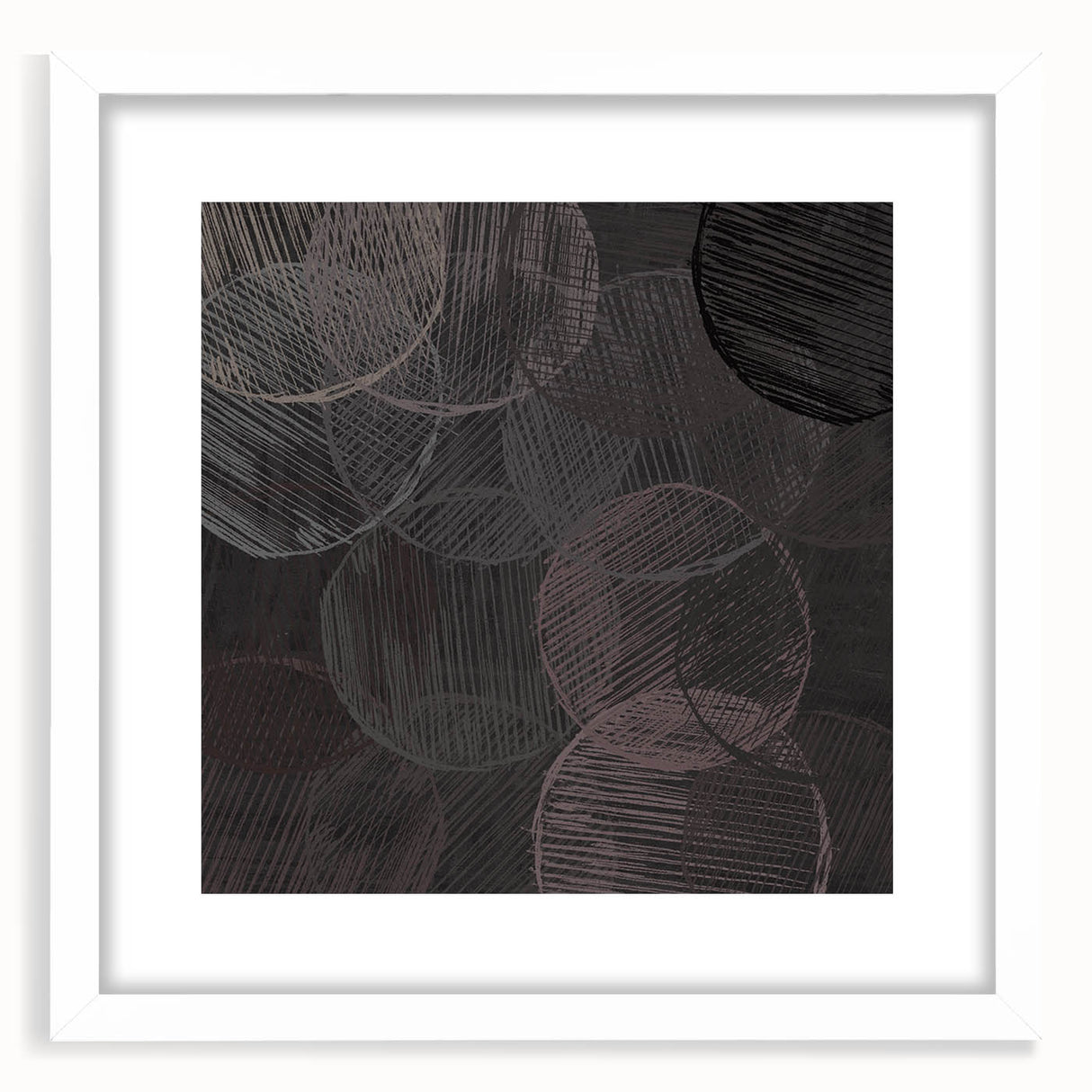 Contemporary Canvas Prints – Dark Geometric Abstract Art