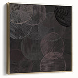 Contemporary Canvas Prints – Dark Geometric Abstract Art
