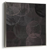 Contemporary Canvas Prints – Dark Geometric Abstract Art