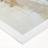 Elegant Abstract Expressionist Horse Art – Neutral Canvas Print