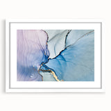 Premium Abstract Wall Art – Pastel Blue & Lilac Canvas