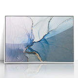 Premium Abstract Wall Art – Pastel Blue & Lilac Canvas