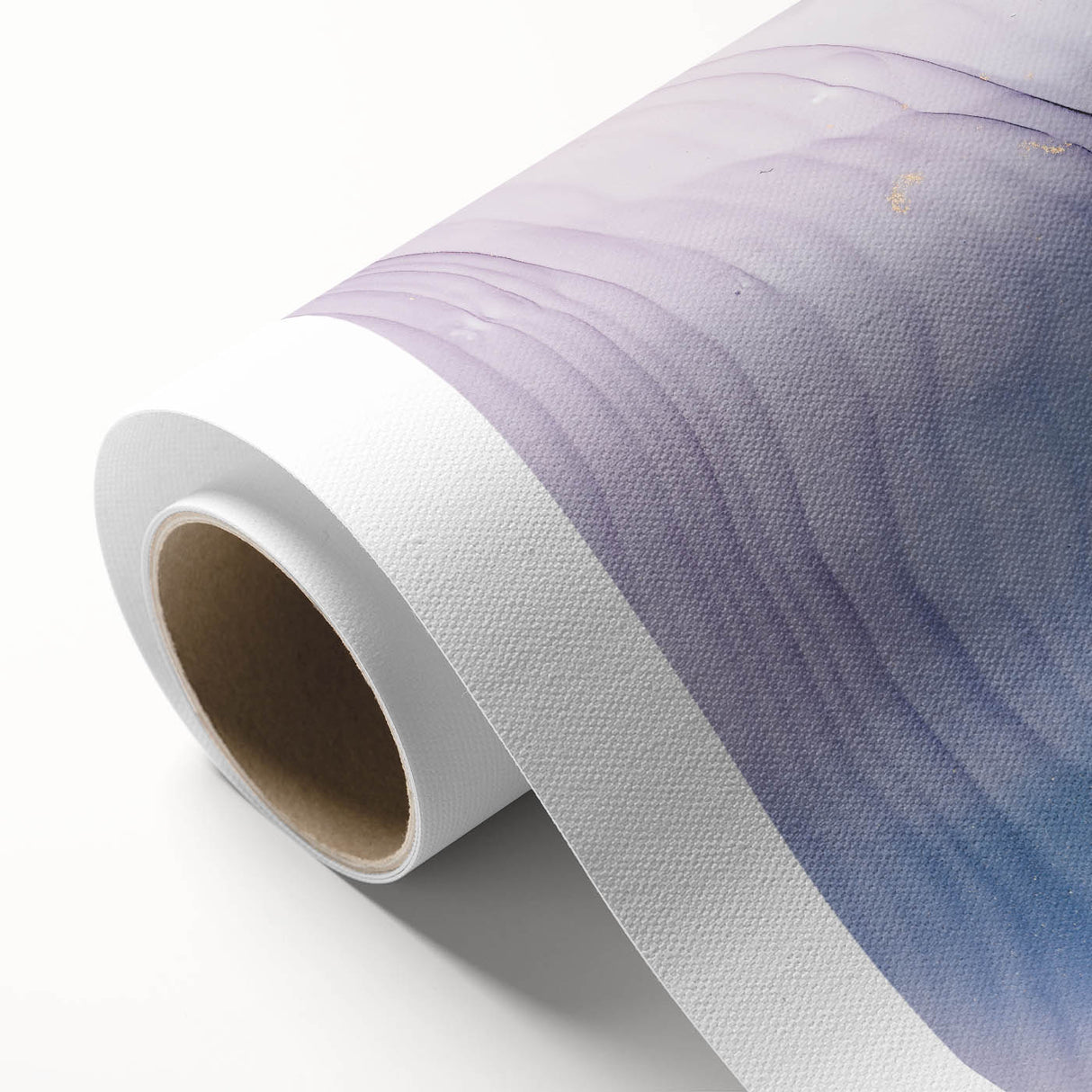 Premium Abstract Wall Art – Pastel Blue & Lilac Canvas