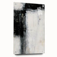 Earthen Harmony Abstracts - Minimalist Wall Decor in Black and White