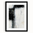 Earthen Harmony Abstracts - Minimalist Wall Decor in Black and White