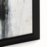 Earthen Harmony Abstracts - Minimalist Wall Decor in Black and White