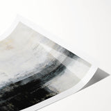 Earthen Harmony Abstracts - Minimalist Wall Decor in Black and White