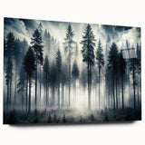 Mystical Forest in the Mist – Fine Art Photography Wall Print