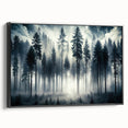 Mystical Forest in the Mist – Fine Art Photography Wall Print