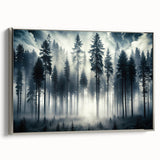 Mystical Forest in the Mist – Fine Art Photography Wall Print