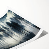 Mystical Forest in the Mist – Fine Art Photography Wall Print