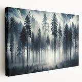Mystical Forest in the Mist – Fine Art Photography Wall Print