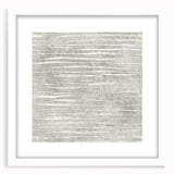 Contemporary Framed Abstract Art - Light Gray Textured Flow Design