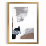 Modern Abstract Art - Earthen Harmony Neutral Abstract Prints