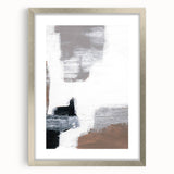 Modern Abstract Art - Earthen Harmony Neutral Abstract Prints