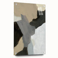 Neutral Abstract Wall Art - Earthy Geometric Modern Canvas Print