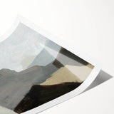 Neutral Abstract Wall Art - Earthy Geometric Modern Canvas Print