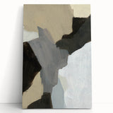 Neutral Abstract Wall Art - Earthy Geometric Modern Canvas Print