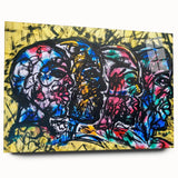 Large Abstract Wall Art – Bold Multicolor Expressionist Painting