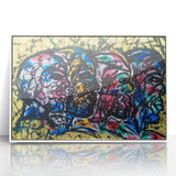 Large Abstract Wall Art – Bold Multicolor Expressionist Painting