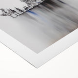 Modern Monochrome Zen Garden Wall Art – Tranquil Nature Print