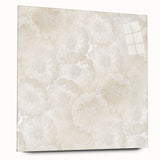Contemporary Framed Abstract Art – Soft Beige Floral Texture Design