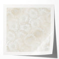 Contemporary Framed Abstract Art – Soft Beige Floral Texture Design