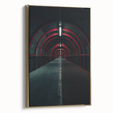 Urban Architectural Wall Art – Vibrant Cityscape Canvas Print