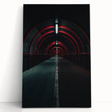 Urban Architectural Wall Art – Vibrant Cityscape Canvas Print