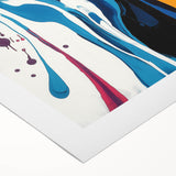 Bold Abstract Expressionist Wall Art – Colorful Drip Canvas Print