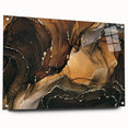 Upscale Abstract Art Collection – Brown & Gold Luxury Canvas