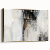 Earthen Harmony Abstracts - Contemporary Canvas Art in Neutral Tones