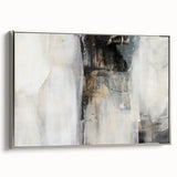 Earthen Harmony Abstracts - Contemporary Canvas Art in Neutral Tones