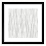 Textured Acrylic Wall Art - Vertical Wave Lines in Soft Neutrals