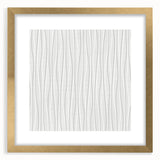 Textured Acrylic Wall Art - Vertical Wave Lines in Soft Neutrals