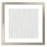 Textured Acrylic Wall Art - Vertical Wave Lines in Soft Neutrals