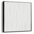 Textured Acrylic Wall Art - Vertical Wave Lines in Soft Neutrals