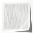 Textured Acrylic Wall Art - Vertical Wave Lines in Soft Neutrals