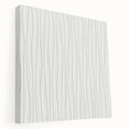 Textured Acrylic Wall Art - Vertical Wave Lines in Soft Neutrals