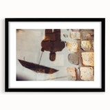 Urban Landscape Photography Decor – Rainy Reflection Street Art